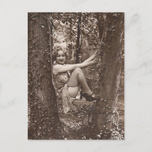 Risqué Vintage  photo Postcard