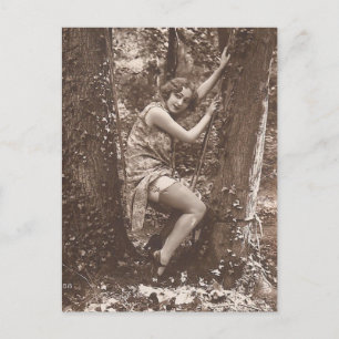 Risqué Vintage  photo Postcard