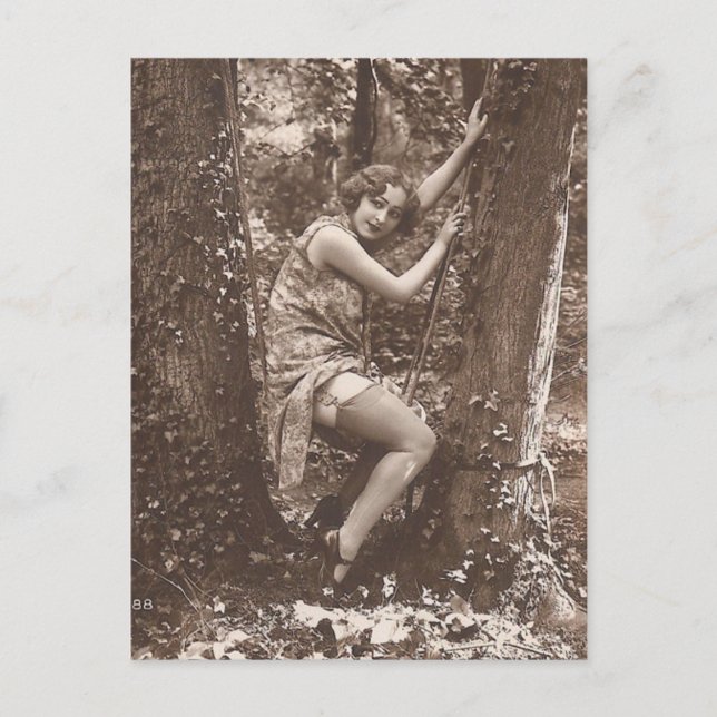 Risqué Vintage  photo Postcard (Front)