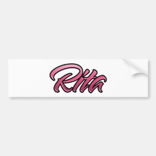 Rita faded pink Aufkleber Sticker