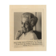 Rita Levi-Montalcini Quote Women in Science