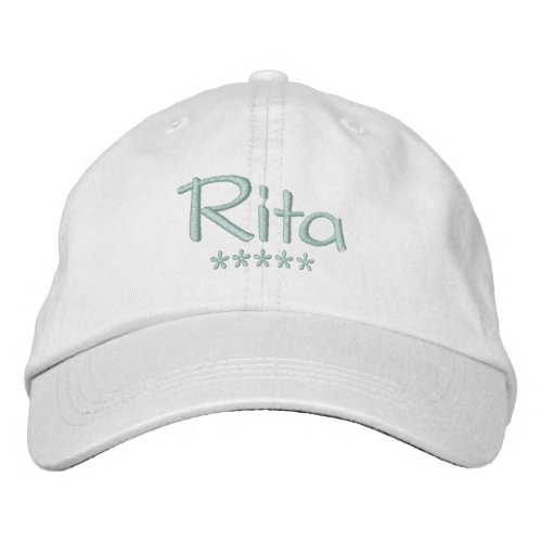 Rita Name Embroidered Baseball Cap