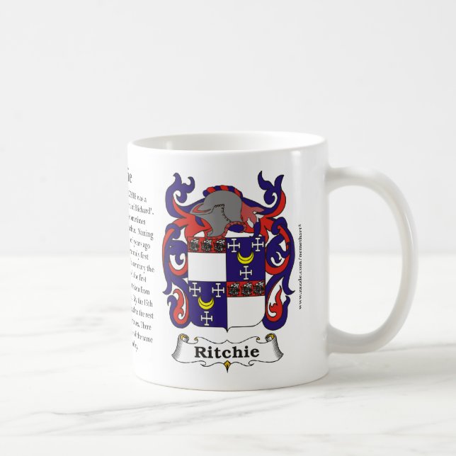 Ritchie Family Coat of Arms mug (Right)