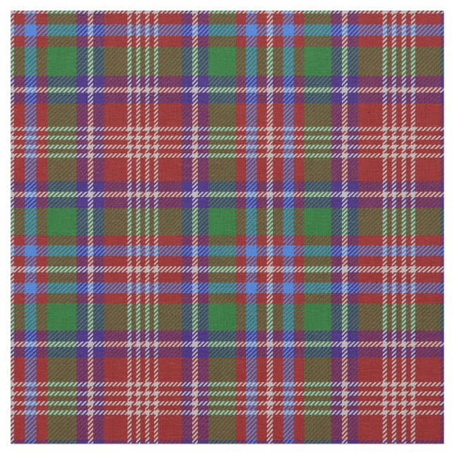 Ritchie Tartan Print Fabric (Close Up)