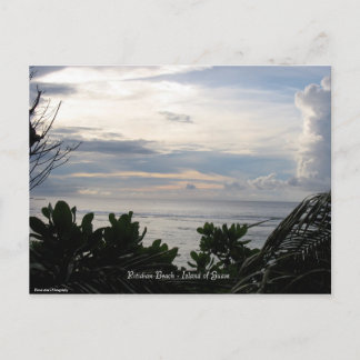 Ritidian Beach - Island of Guam Postcard