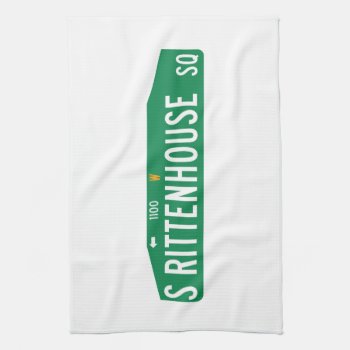 Rittenhouse Square  Philadelphia  Pa Street Sign Towel by worldofsigns at Zazzle
