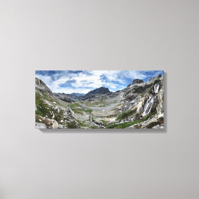 Ritter Pass Waterfall - Ansel Adams Wilderness Canvas Print (Front)