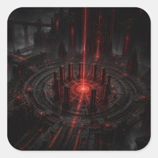 Ritual Court Square Sticker