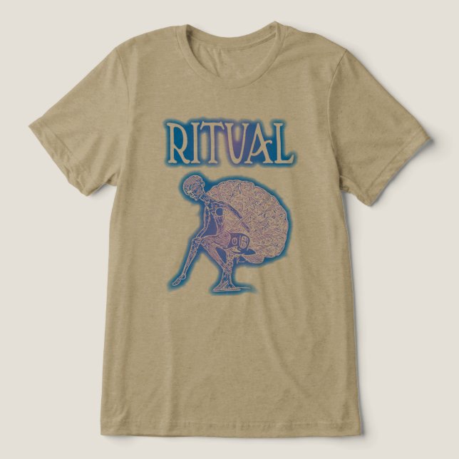 Ritual faded Tri-Blend shirt (Design Front)