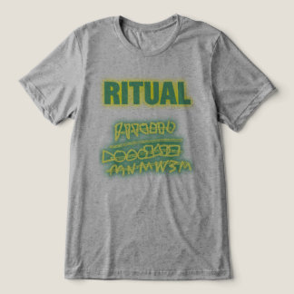 Ritual graffiti glow Tri-Blend shirt
