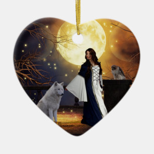 Ritual Night Ceramic Ornament