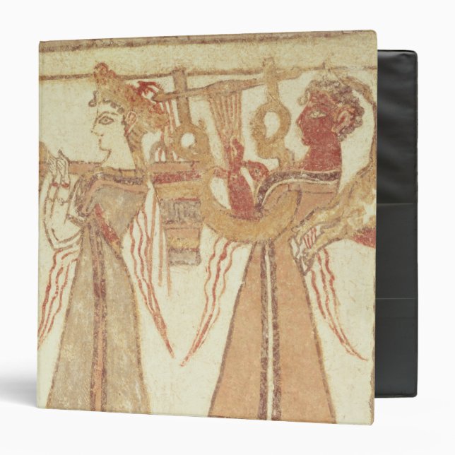 Ritual scene of worship 3 ring binder (Front/Inside)