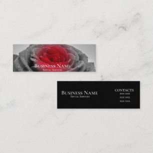 Ritual services mini business card