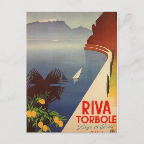 Riva Torbole Lago di Garda Postcard