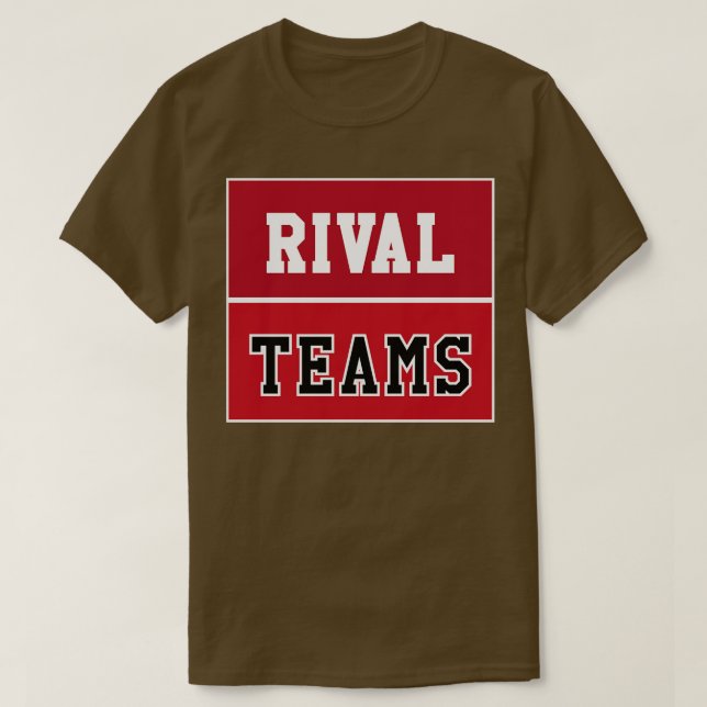 Rival Teams Alabama vs Georgia TShirt (Design Front)
