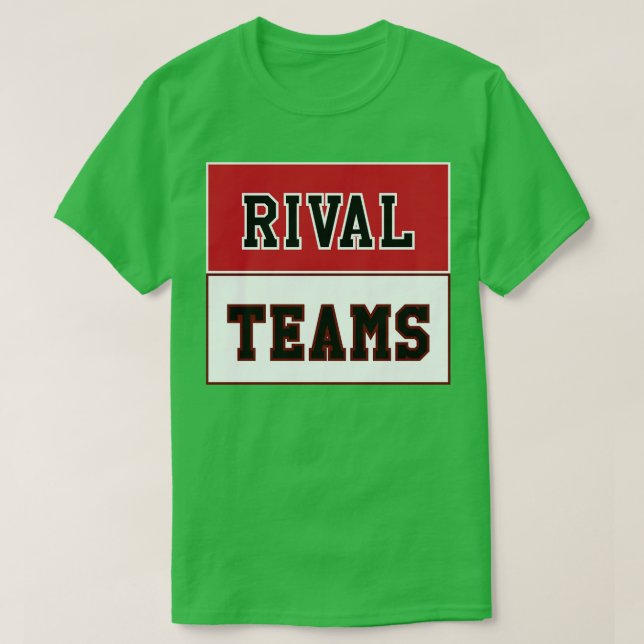 Rival Teams Georgia vs South olina T-Shirt (Design Front)