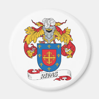 Rivas Family Crest Magnet