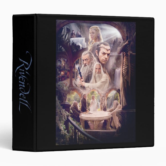 Rivendell Character Collage Binder (Front/Spine)
