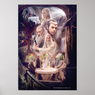 Rivendell Character Collage Poster