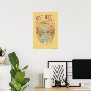 RIVENDELL™ Fellowship Watercolor Illustration Poster