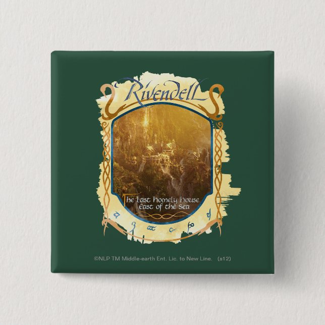Rivendell Graphic Button (Front)
