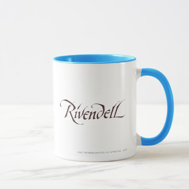 Rivendell Name Solid Mug (Right)