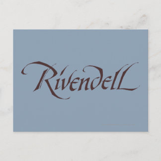 Rivendell Name Solid Postcard