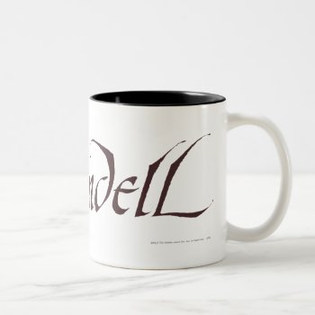 Rivendell Name Solid Two-tone Coffee Mug by thehobbit at Zazzle