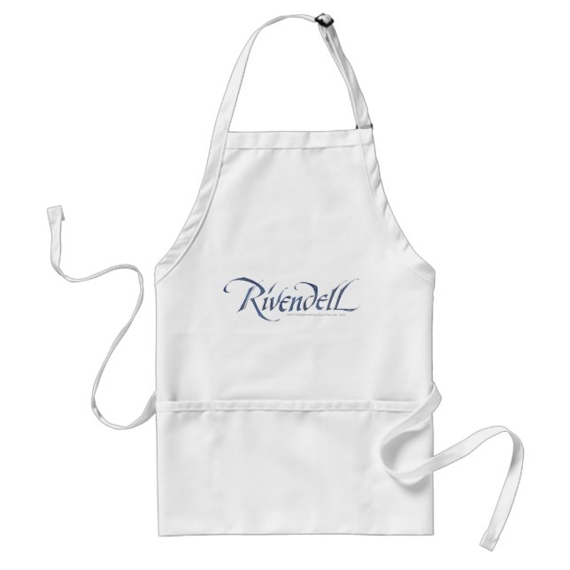 Rivendell Name Textured Adult Apron (Front)