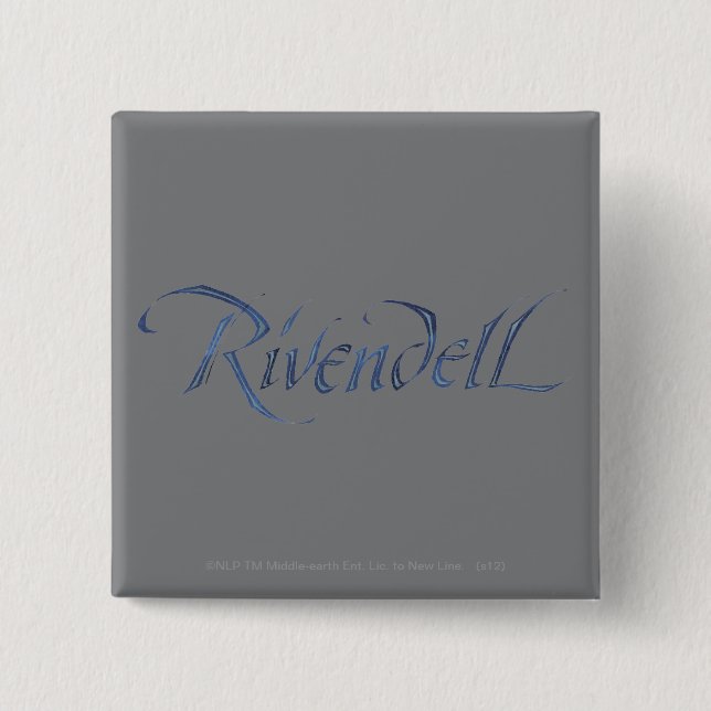 Rivendell Name Textured Button (Front)