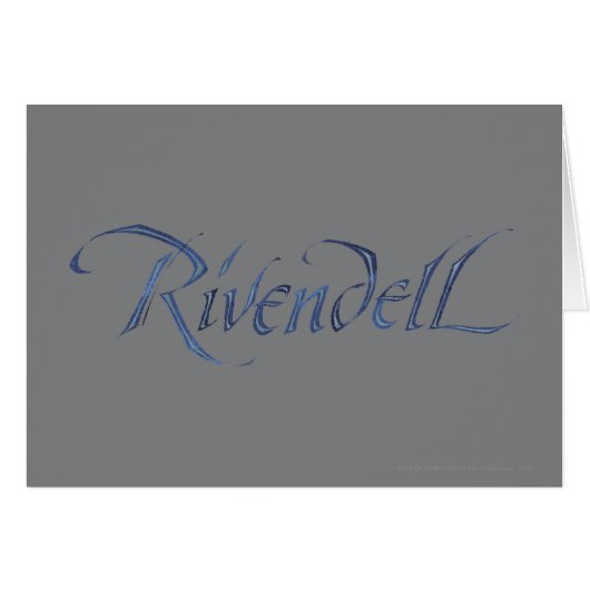 Rivendell Name Textured Cards (Front Horizontal)
