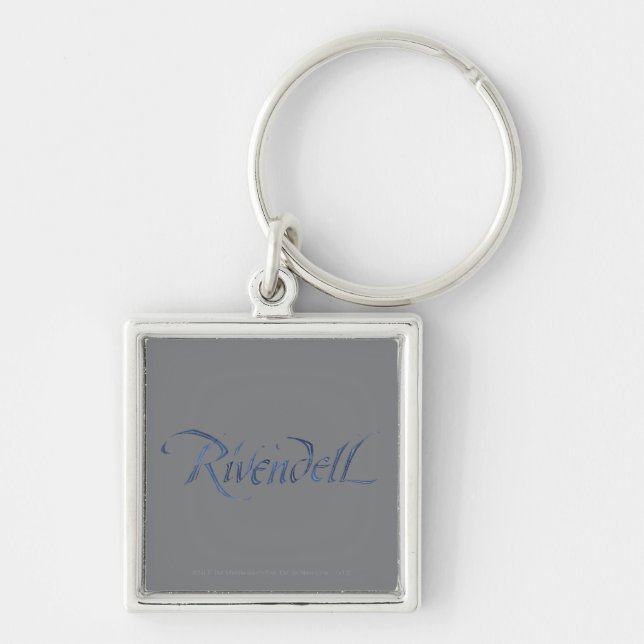 Rivendell Name Textured Keychain (Front)
