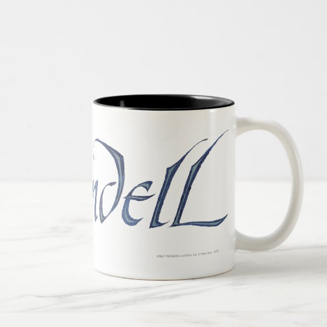 Rivendell Name Textured Two-Tone Coffee Mug (Right)