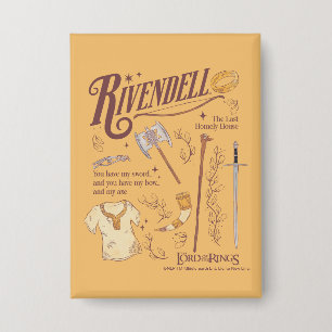 RIVENDELL™ Watercolor Collage Graphic Button