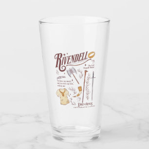 RIVENDELL™ Watercolor Collage Graphic Glass