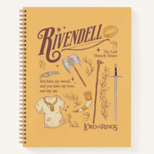 RIVENDELL™ Watercolor Collage Graphic Notebook