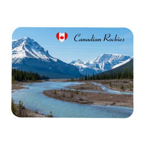 River along Icefields Parkway Highway 93 _ Canada Magnet