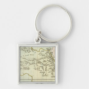 River and Mountains of Africa Keychain