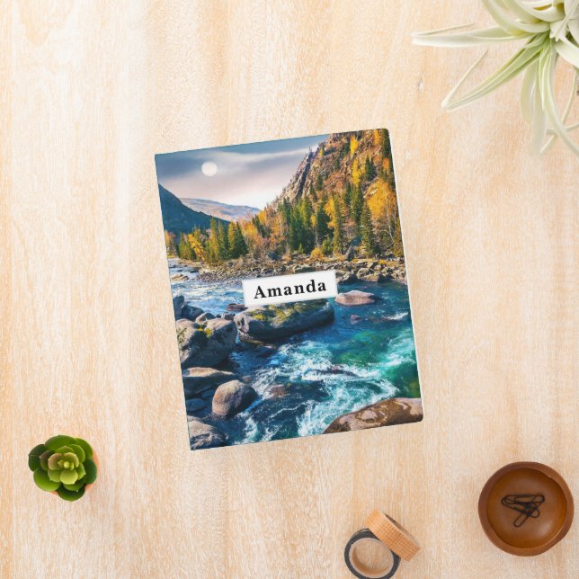 River and Mountains Scenic Photo Mini Binder (InSitu)