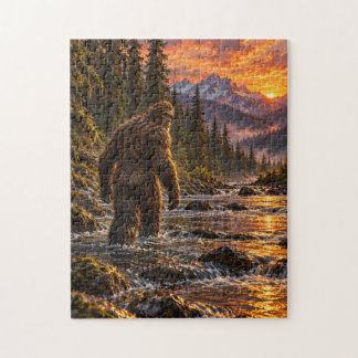 River at Dusk Bigfoot Puzzle