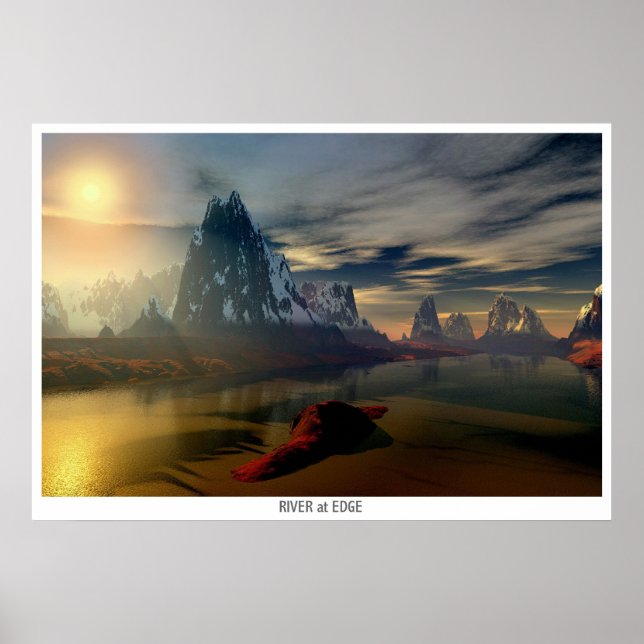 River at the Edge of World Poster (Front)