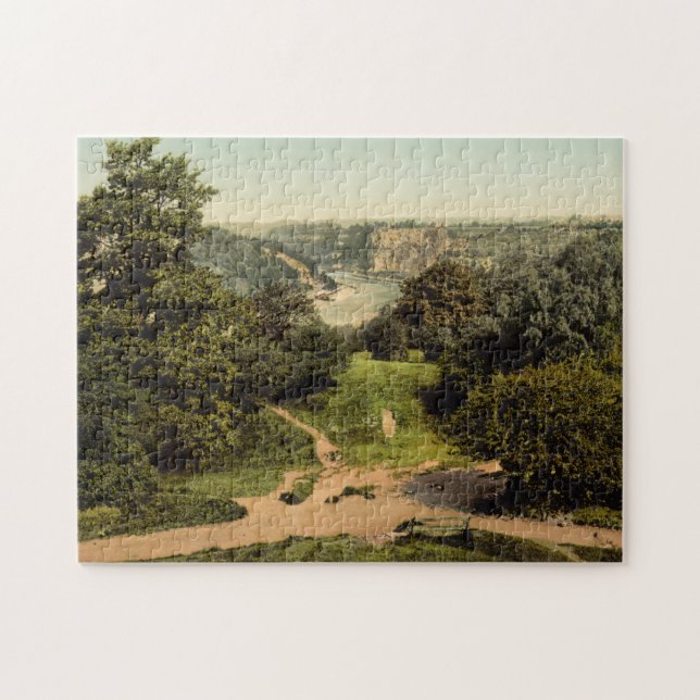 River Avon from Clifton Downs, Bristol, England Jigsaw Puzzle (Horizontal)