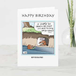 River Bank greeting card