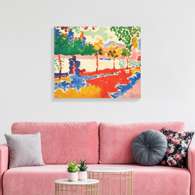 River Banks | Andre Derain | Canvas Print (Insitu(LivingRoom))