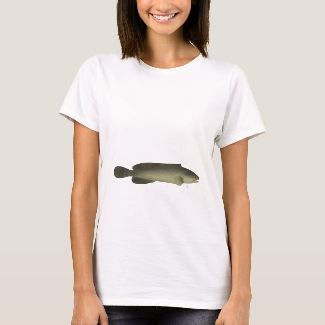 River Blackfish Print, Value Poster Paper (Matte) T-Shirt (Front)