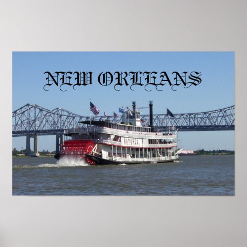 River Boat Poster