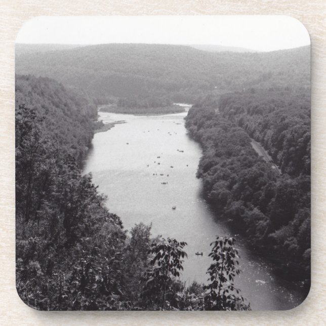 River Circle Drink Coaster (Front)