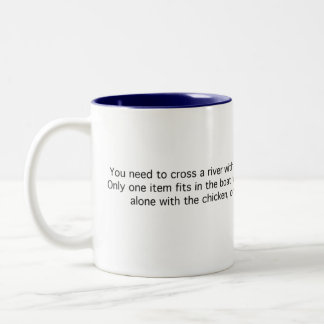 River Crossing Two-Tone Coffee Mug