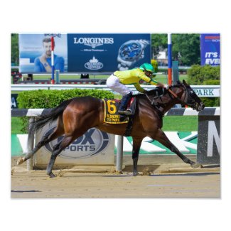 River Dog Winning the Mike Lee Stakes Photo Print