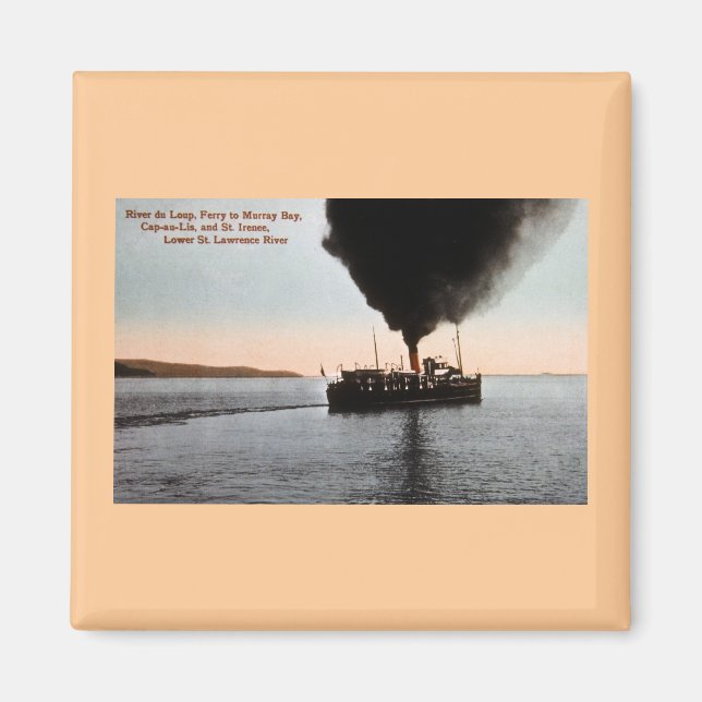 River Du Loup, St. Lawrence River Magnet (Front)